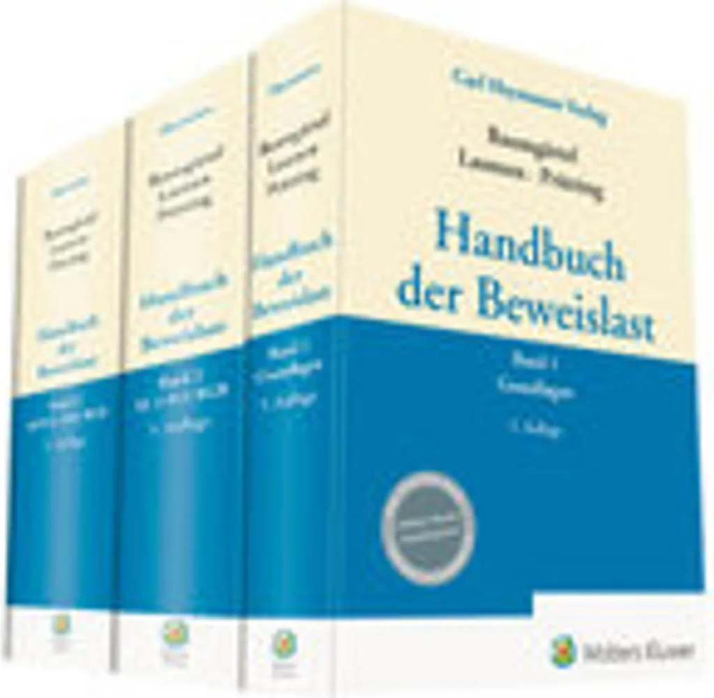Maîtriser la Preuve avec Handbuch der Beweislast Bundle Tomes 1 à 3