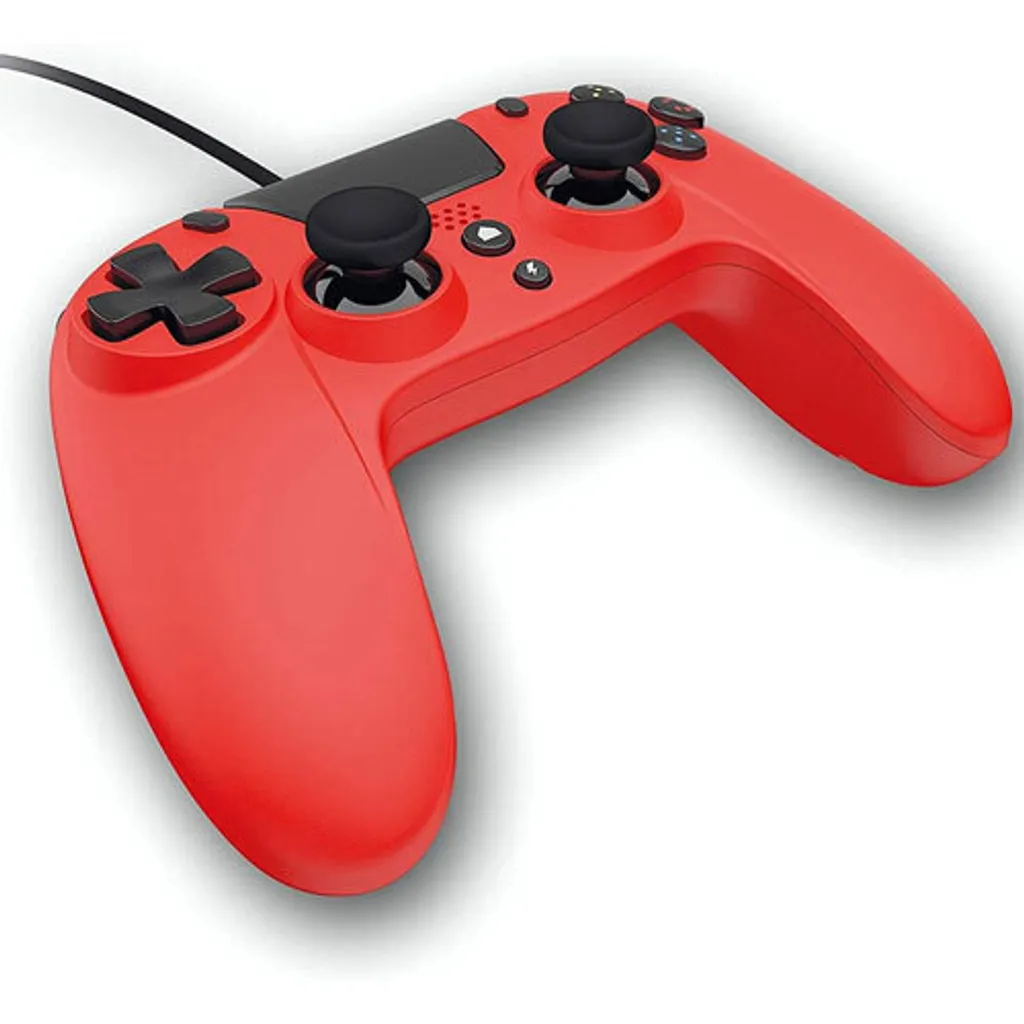 Gamepad Gioteck VX-4 Rosso - Stile e Precisione per la tua PS4