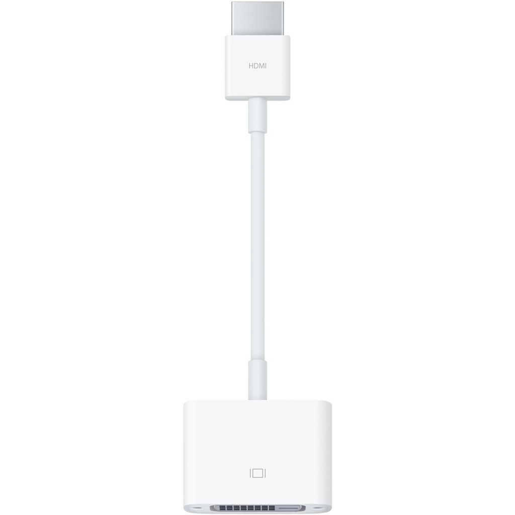 Apple HDMI auf DVI Adapter Kabel weiss 1x HDMI (Stecker) auf 1x DVI-D (Buchse)