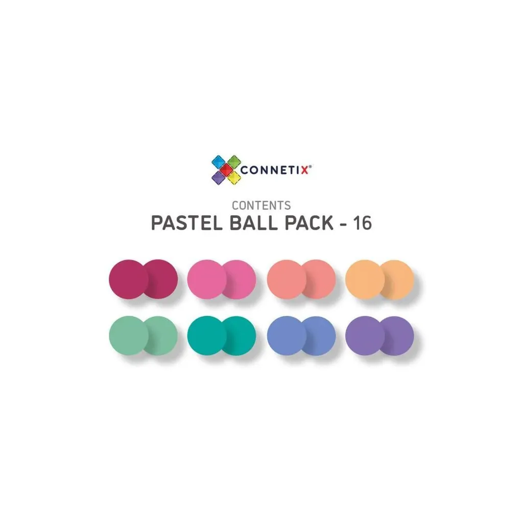 Boules de Marbre Pastel Connetix : Accessoire de Jeu de Construction
