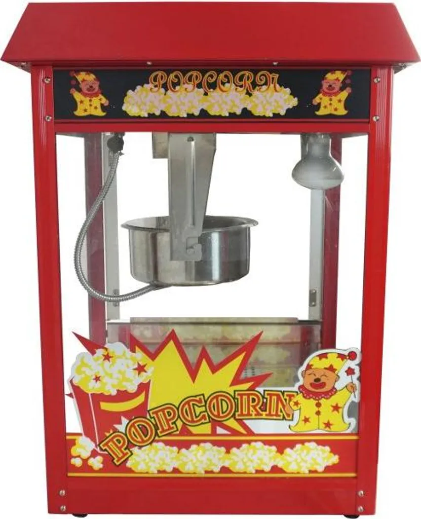 Machine à pop-corn professionnelle avec vitrine chauffante - 2