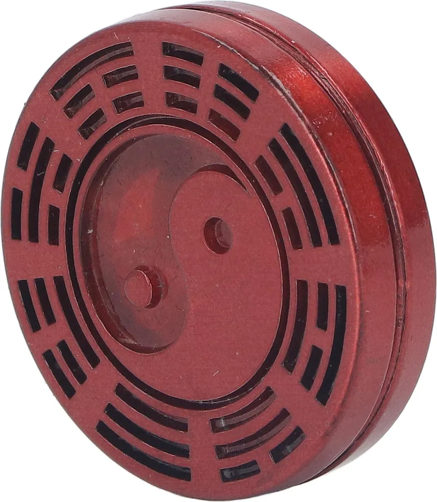 ADHD Push Slider Giocattolo per adulti Portatile Ufficio Metallo Autismo Ansia Sollievo dallo stress Moneta tattile Sensoriale Rosso