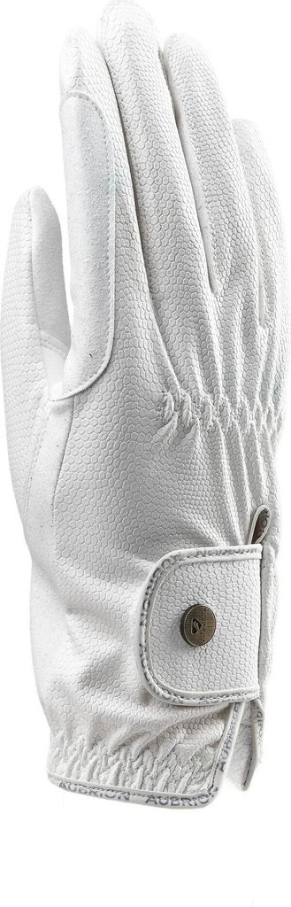 Aubrion - Kinder Reithandschuhe "Stadium", Kunstleder ER2030 (S) (Weiß)