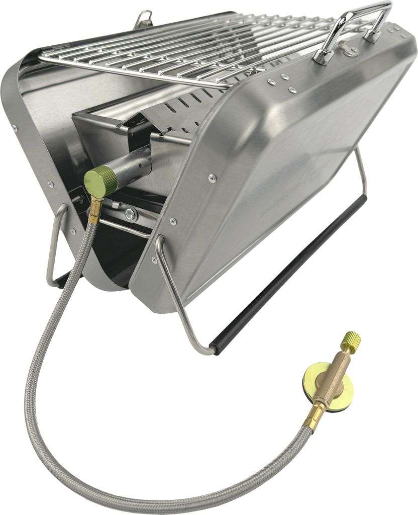 Gardinger Camping-Gasgrill BBQ42 kleinster Koffergasgrill für unterwegs