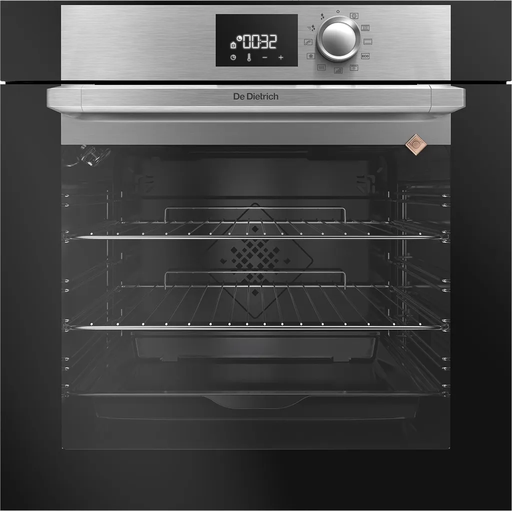 Multifunktions-einbaubackofen 73l 60cm a+ pyrolyse schwarz/edelstahl De dietrich DOP7220X