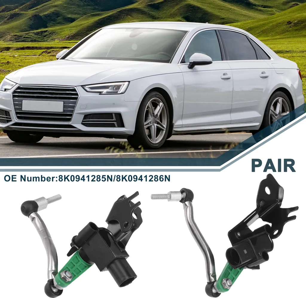 Paire de Capteurs de Hauteur Avant pour Audi A4 B8 Berline et Avant