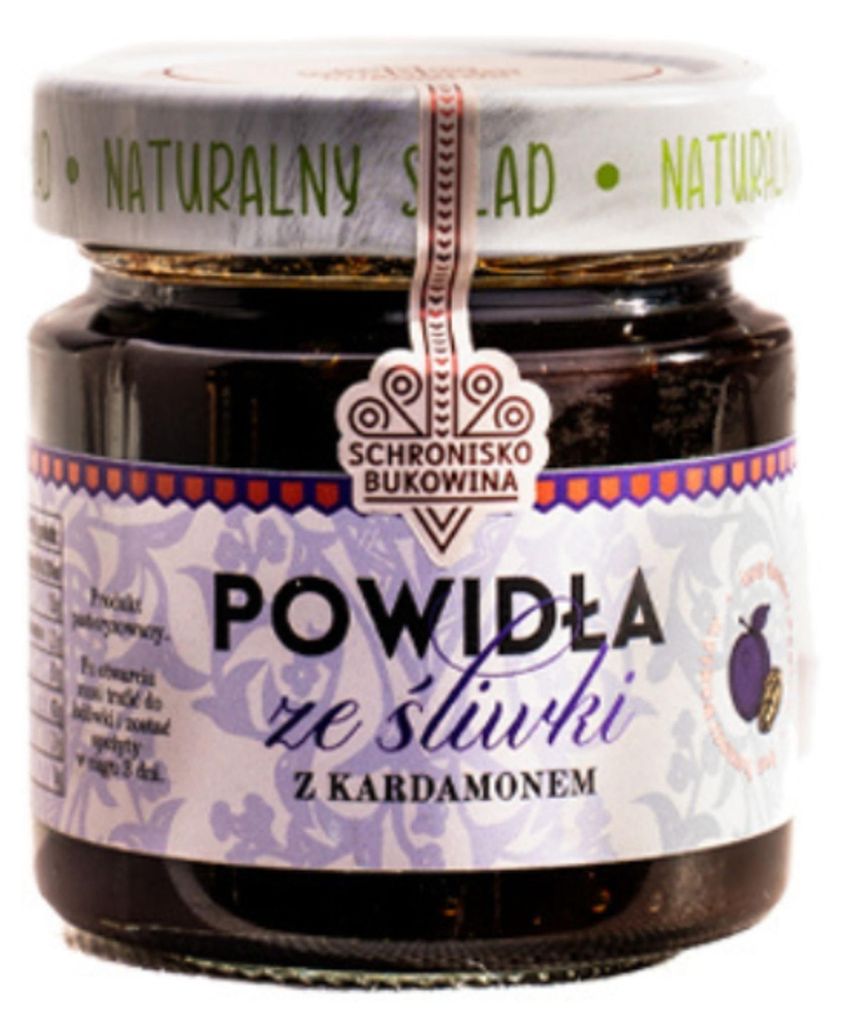 Powidła ze śliwki z kardamonem 230g - Schronisko Bukowina Zdjęcie produktu 