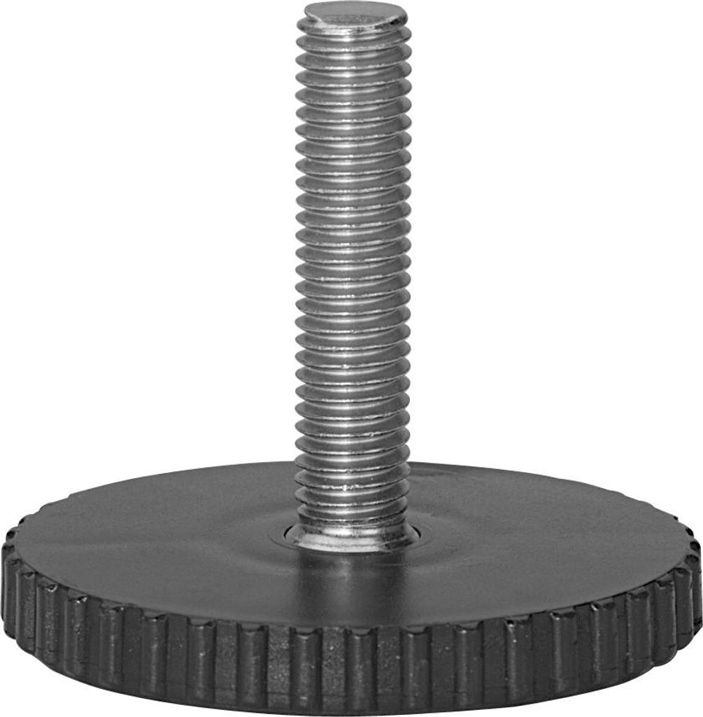 Hettich Höhenverstellschraube M 10 Stahl/Kunststoff, Produktbild 