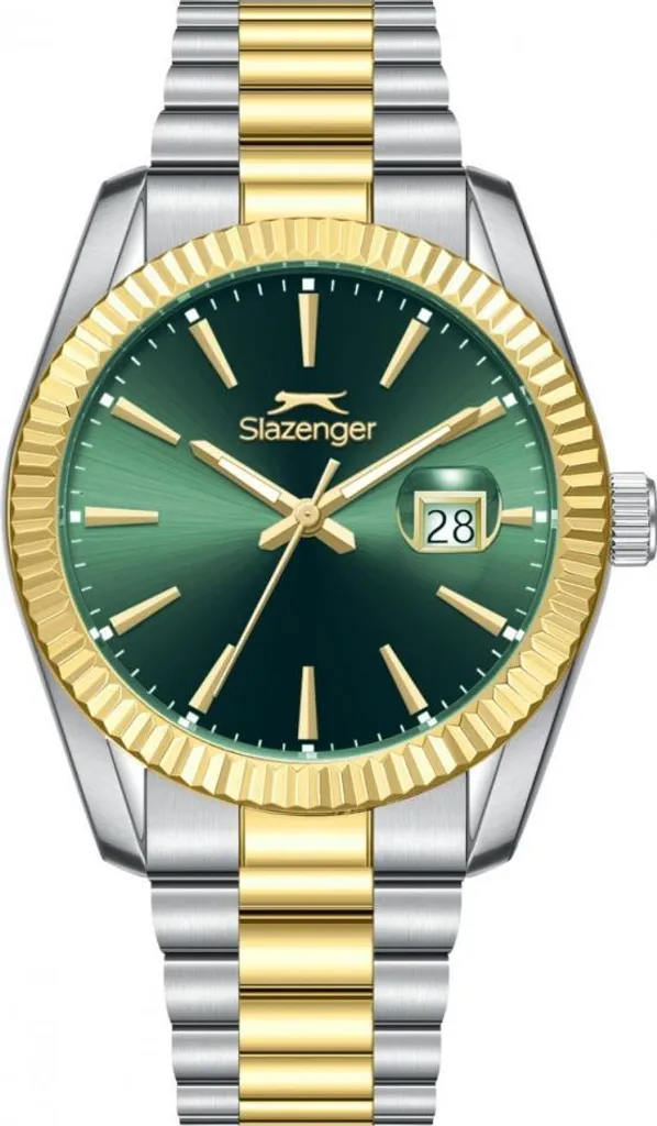 Montre bracelet analogique Slazenger homme verte modèle SL.09.2583.1.270