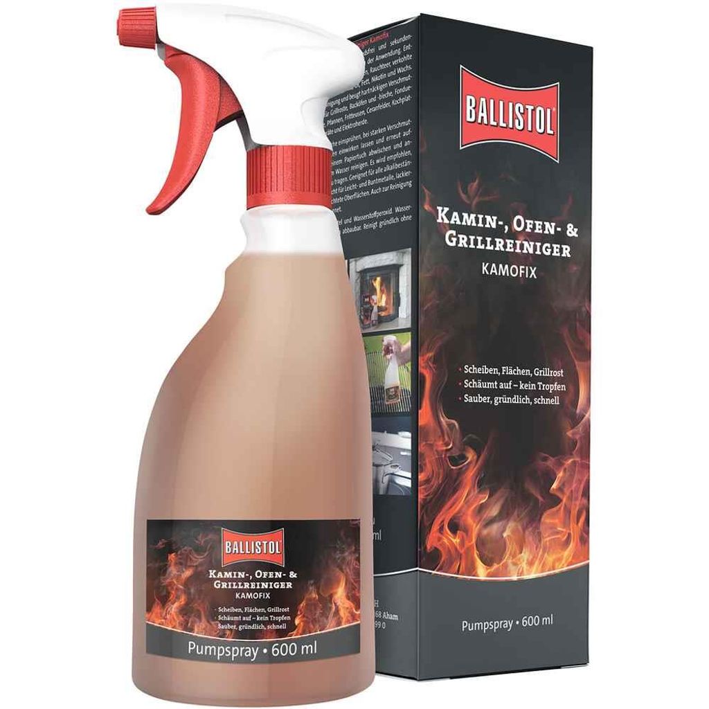 Ballistol Kamofix - Reiniger für Kamin, Ofen und Grill + Produktbild 