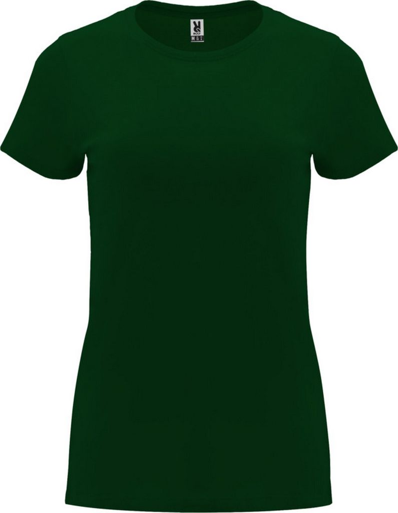Roly - "Capri" T-Shirt für Damen kurzärmlig PF4297 (L) (Flaschengrün)