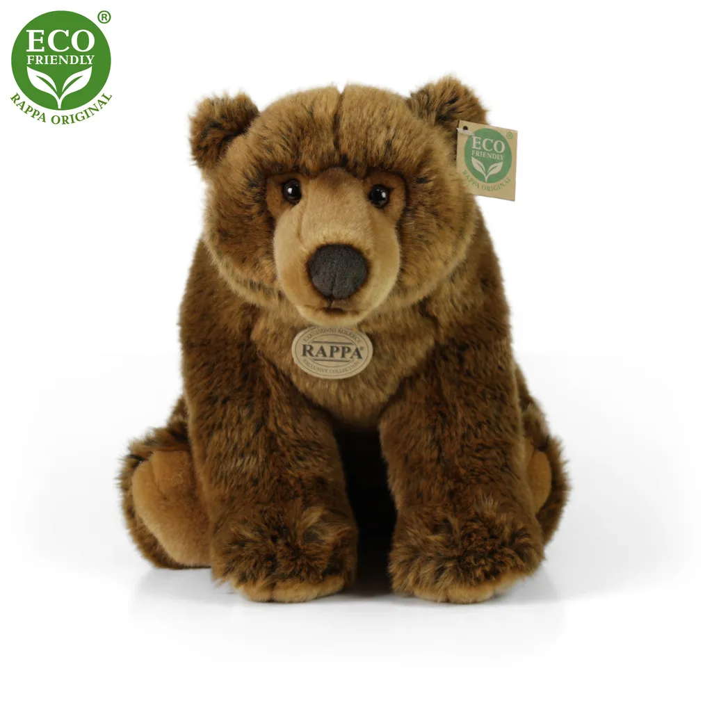 Doudou Ours Géant 42 cm Bio et Éco-responsable pour Bébé et Enfant