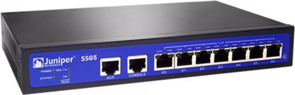 Passerelle Sécurité Juniper SSG-5-SB pour Télétravail et Retail