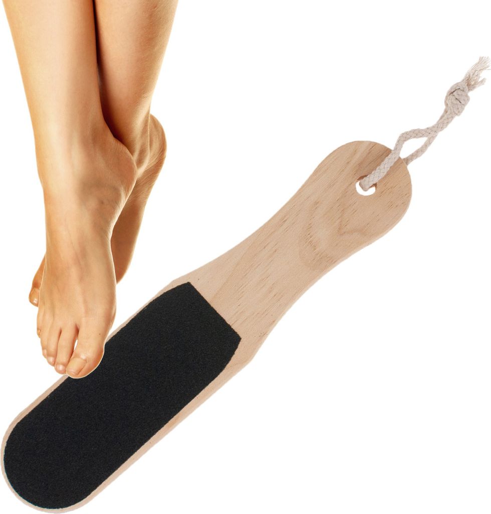 Pumex Pediküre Fersenreibe doppelseitig ergonomisch für Nass- und Trockenanwendung 26 cm