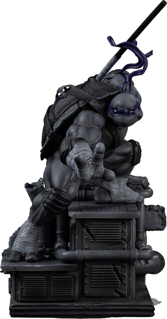 Teenage Mutant Ninja Turtles Art Scale Statue 1/10 Donatello Black and White Variant 26 cm heo exclusive