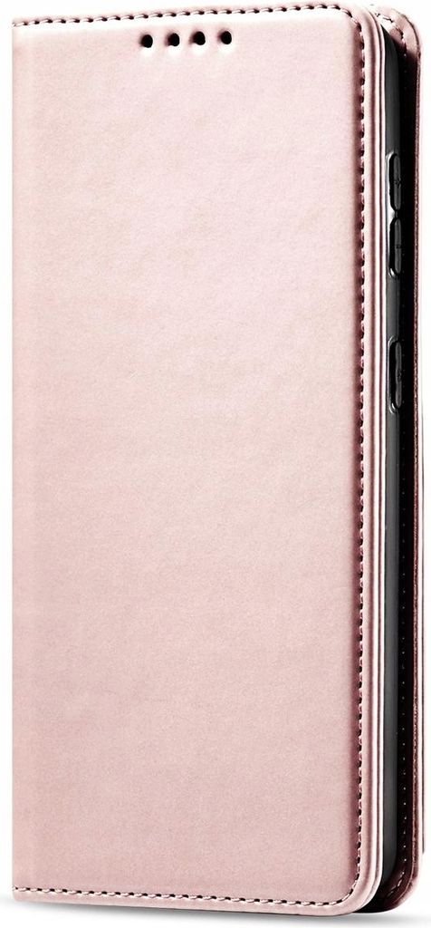 Magnet Card Case für Samsung Galaxy S22+ (S22 Plus) Kartenetui mit Ständer rosa