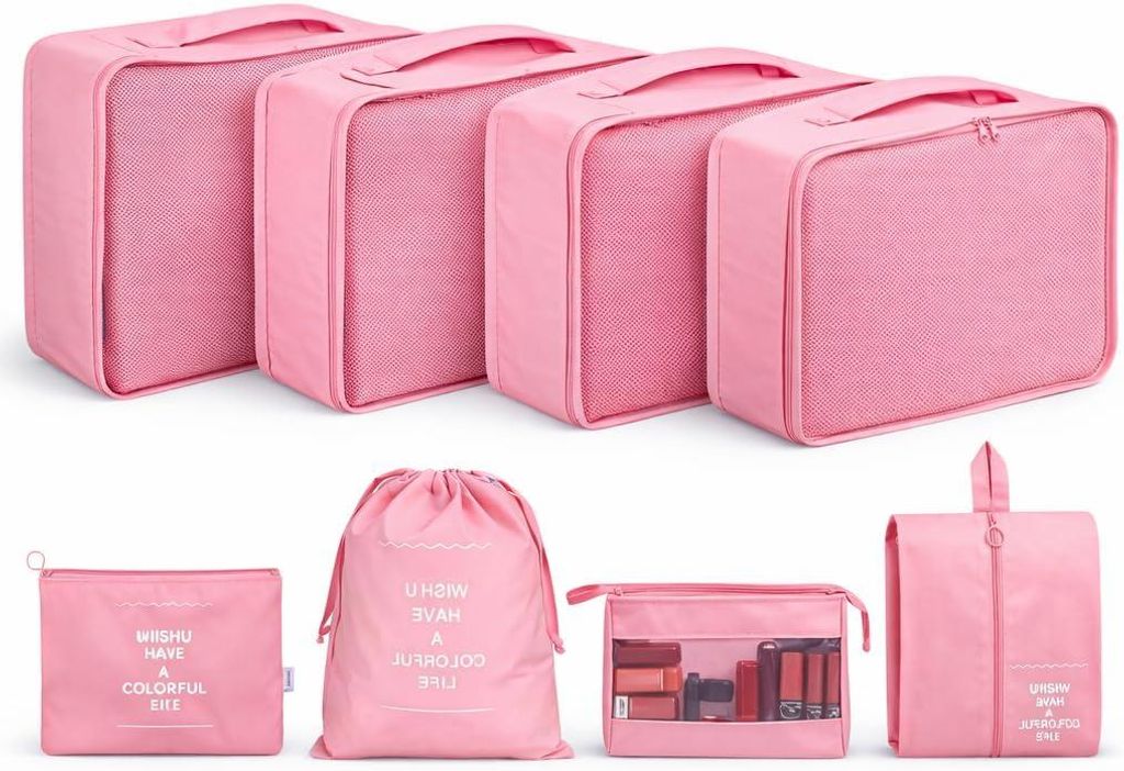 Set di 8 organizer da valigia – Organizer da valigia con Immagine del prodotto 