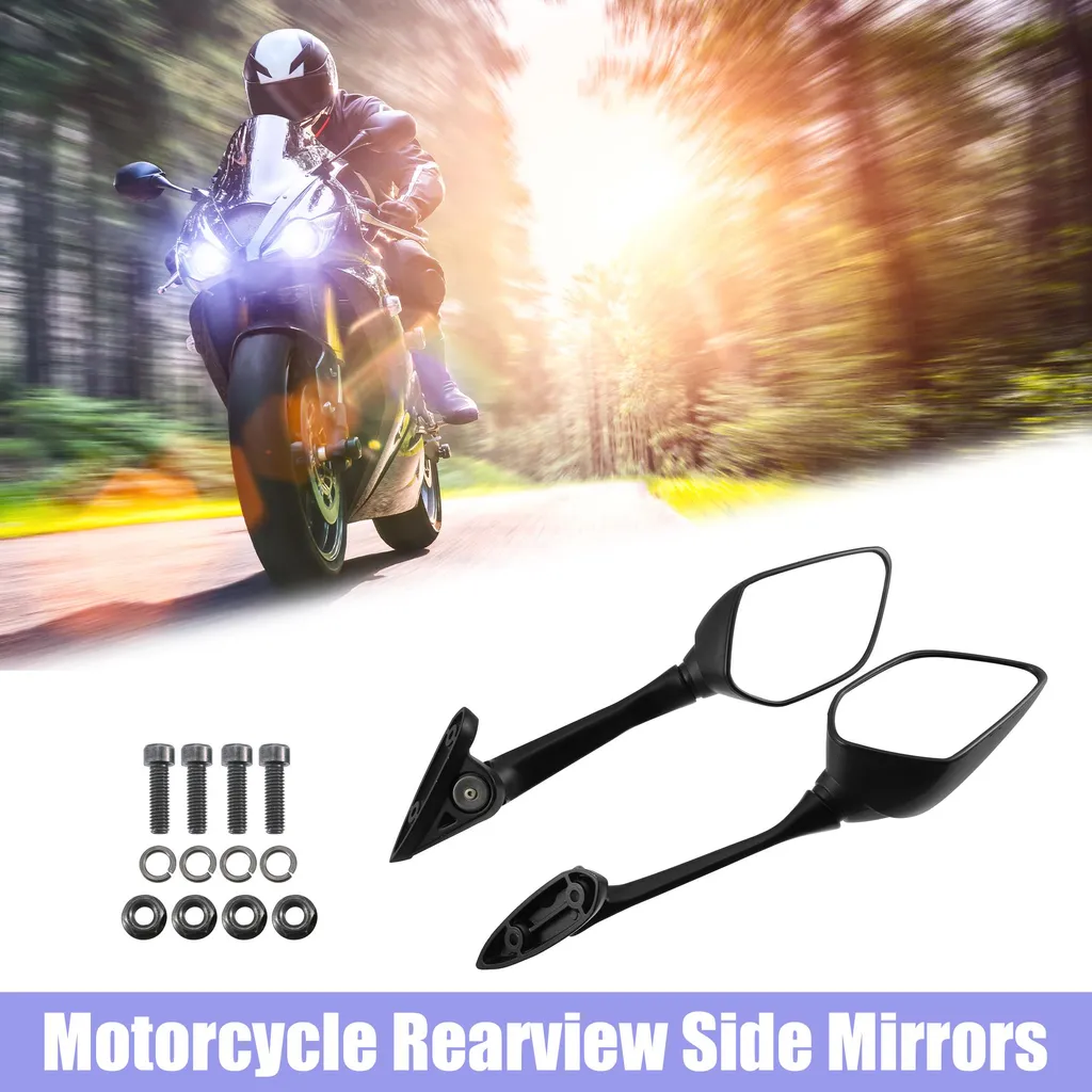 Rétroviseurs Côté Avant Aile de Vent pour Moto - Miroirs Transparents 2X