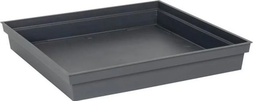 Sottovaso Quadrato 40x40 Toscane Grigio Antracite - Amore per le Piante
