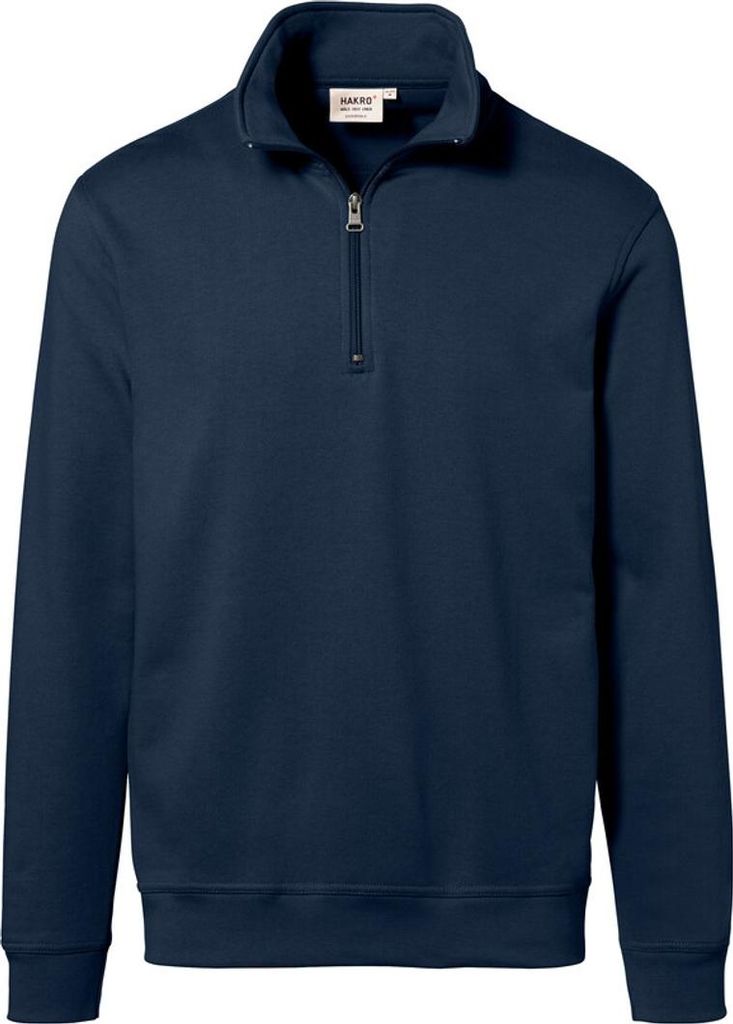 HAKRO Zip-Sweatshirt Premium 451, marine, XL Produktbild 