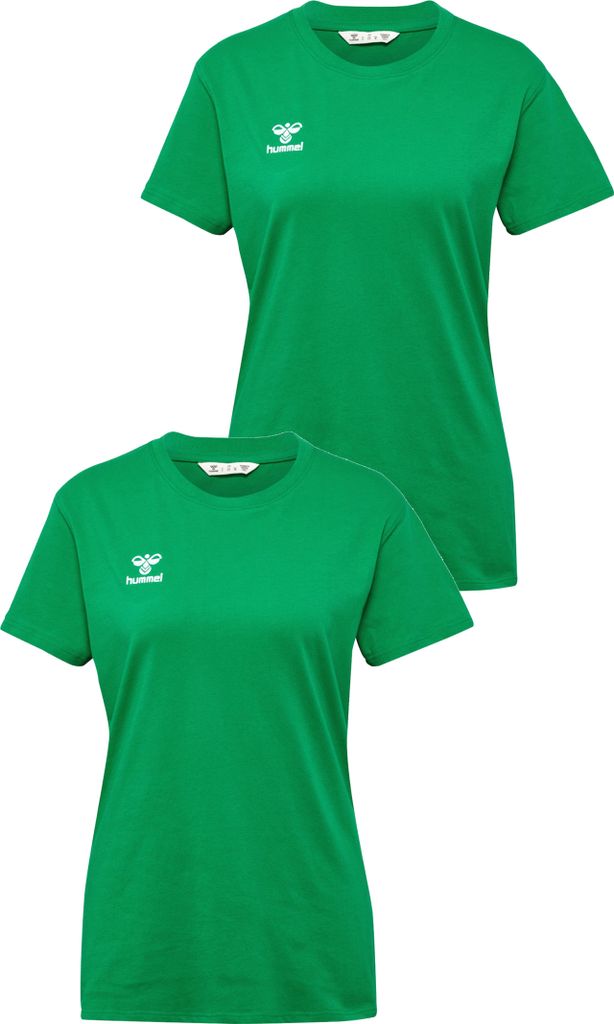 hummel 2er-SET Sport T-Shirt Regular fit Rundhals Größe: S