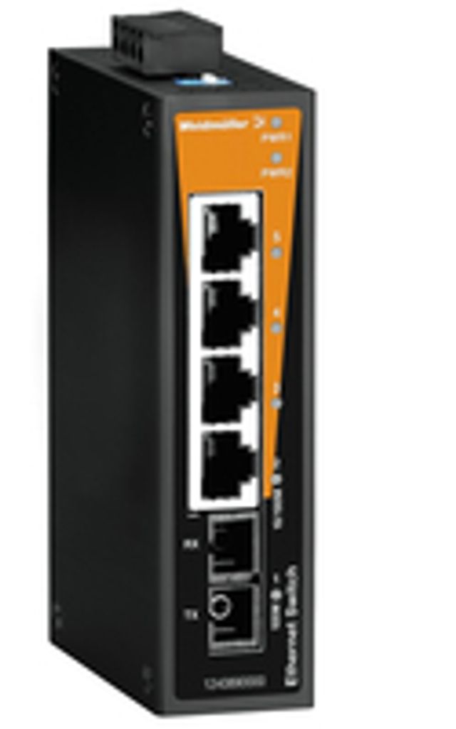Weidmüller IE-SW-BL05-4TX-1SC - Unmanaged - Fast Ethernet (10/100) - Vollduplex - Rack-Einbau