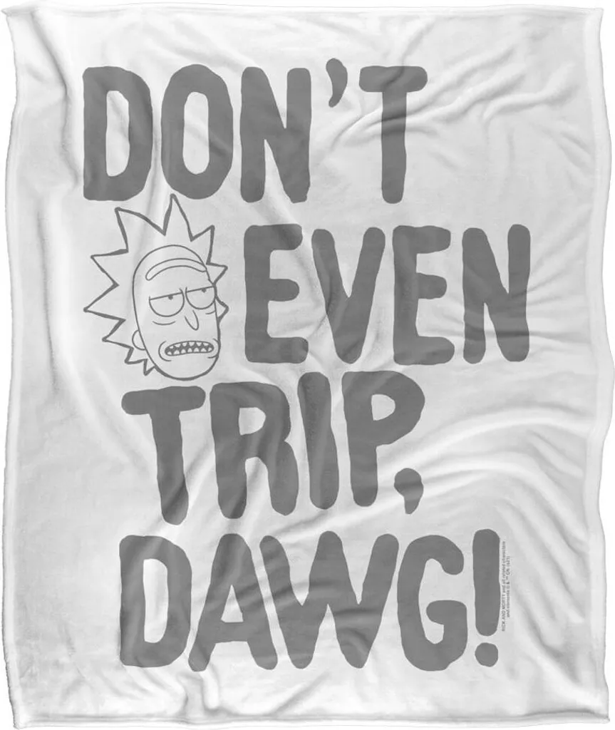 Plaid Rick And Morty Multicolore TV18843 - Couverture Douce Grand Format