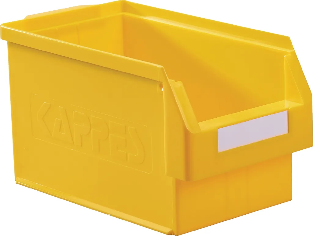 Contenitore KAPPES 350x200x200mm PE Giallo a Bocca di Lupo Professionale
