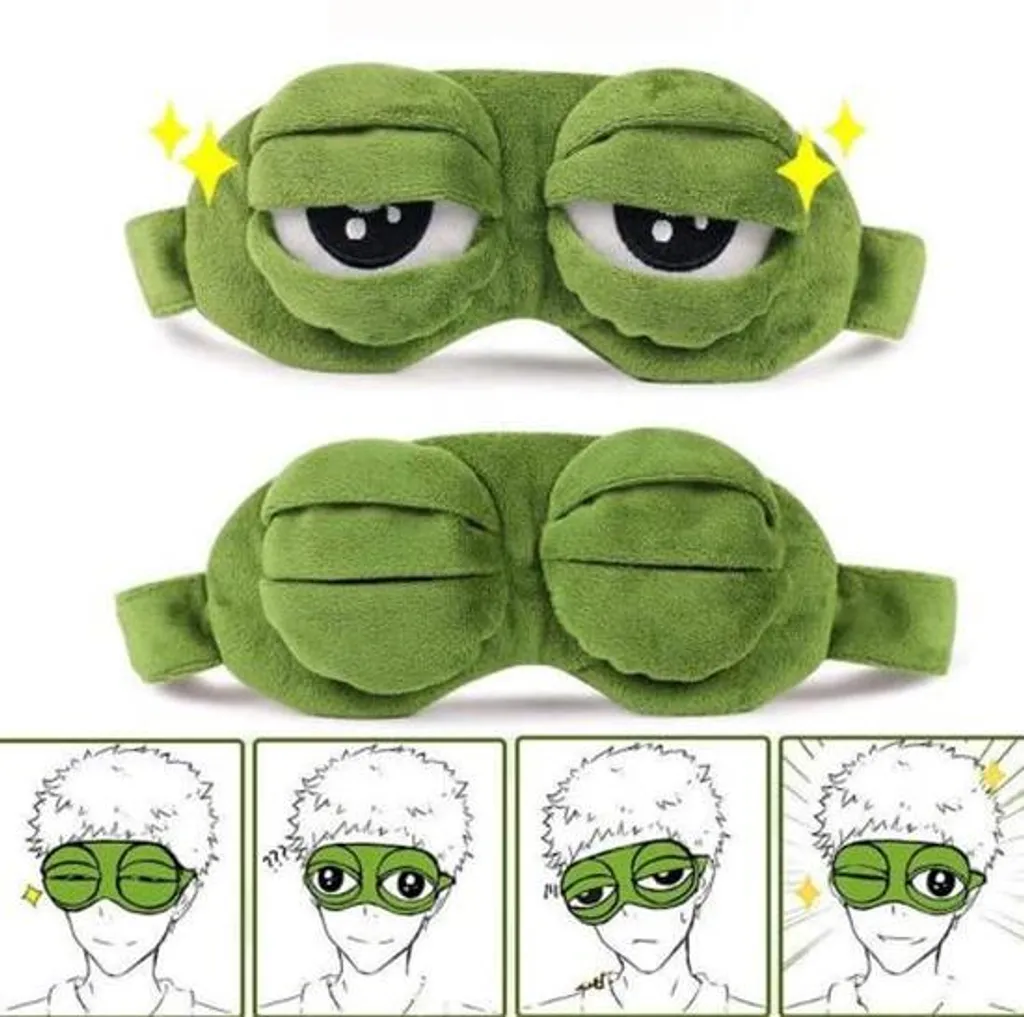 Masque de sommeil vert anti-lumière - Dormez enfin dans le noir