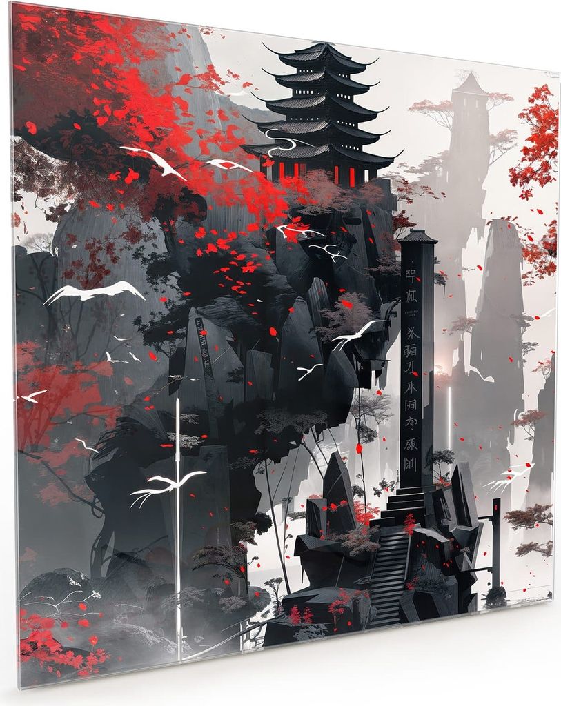 Küchenrückwand Spritzschutz Glas mit Motiv Mystischer Produktbild 