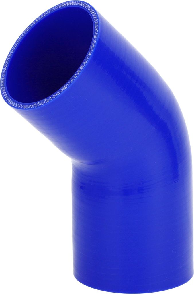 1 Stück 76mm/2,99" ID 102mm/4,02" Länge 135 Grad Blau Autosilikonschlauch Kühlmittelschlauch Universal