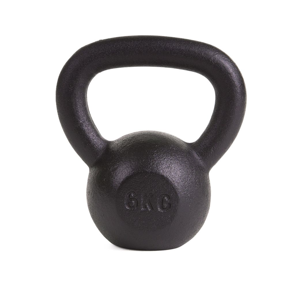 Sport-Thieme Kettlebell pulverbeschichtet, 6 kg