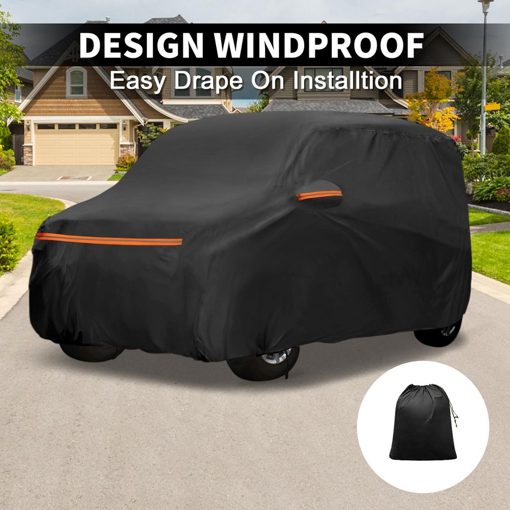 Autohaube Wasserdicht Ganzjahres Auto-Abdeckung Outdoor UV-Schutz Regen Schutz Komplettabdeckung Für Daihatsu Move Canbus Aluminiumfolie Baumwolle