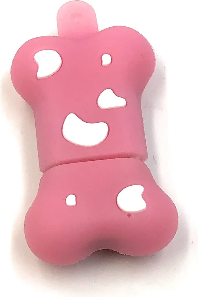 Onwomania Pendrive Osso Cane 8GB Rosa - Chiavetta USB 2.0 Alta Qualità