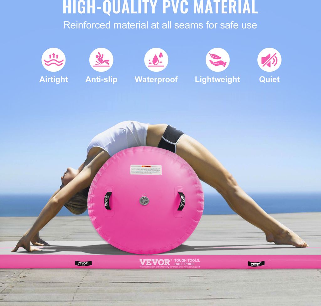 VEVOR Nafukovací gymnastická podložka Gymnastická podložka, Obrázek produktu 3