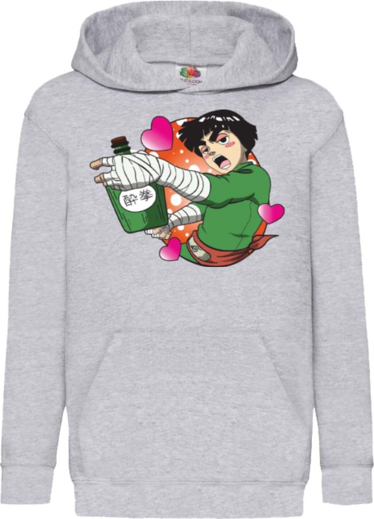 Kinder Kapuzenpullover Naruto Rock Lee, 12-13 Jahr - 152 / Grau