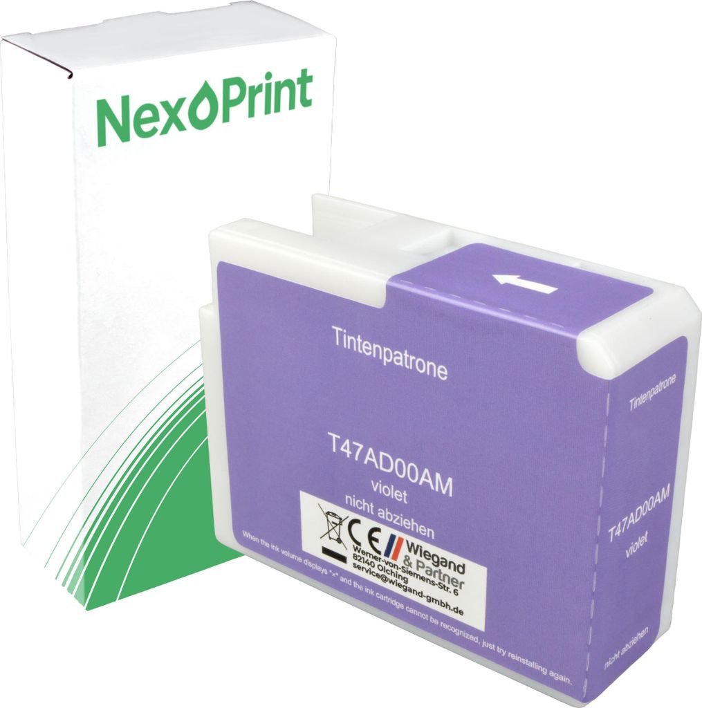 Druckerpatrone kompatibel zu Epson C13T47D00 tT47AD violett SureColor SC-P 900