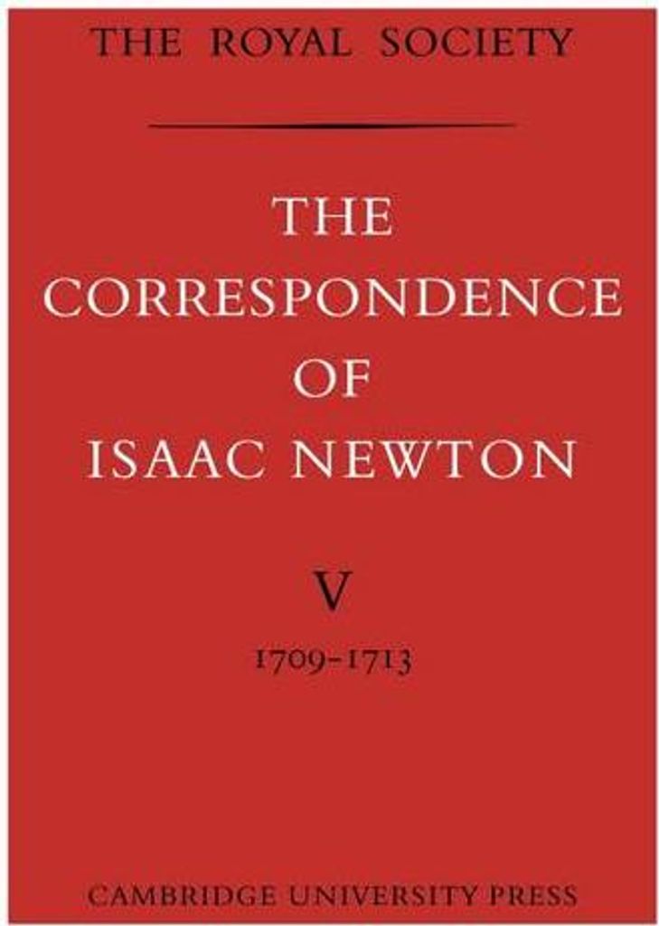 The Correspondence of Isaac Newton