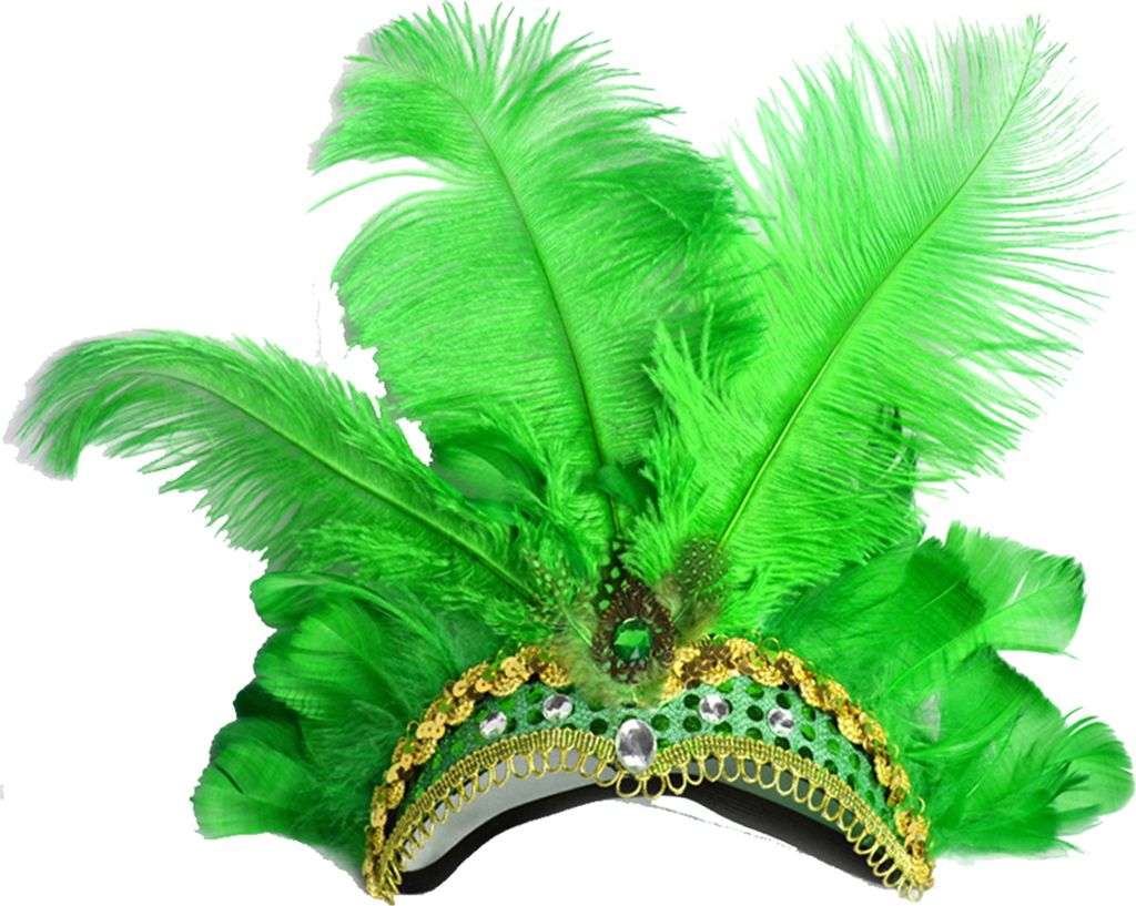 Frauen Pailletten Strass Feder Stirnband Show Halloween Tanzparty Kopfschmuck