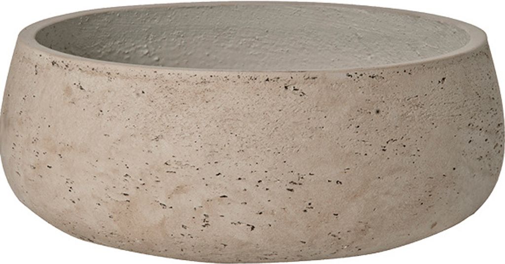 Pottery Pots Blumentopf Pflanzschale Beige-Grau D 29 cm H 11 cm