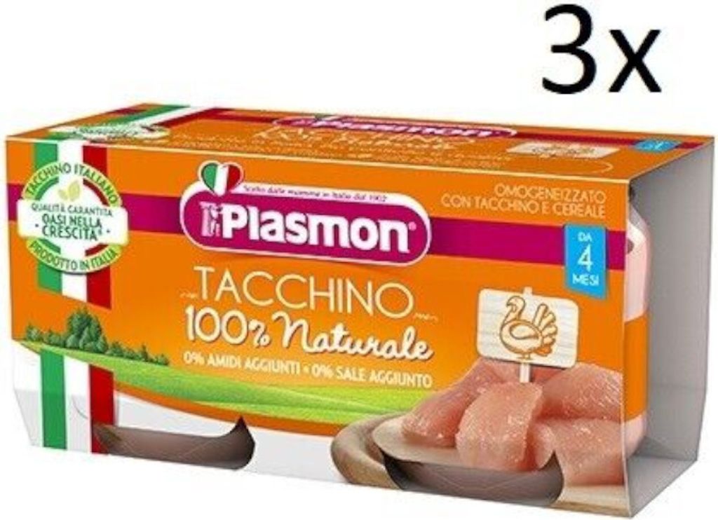3 X Plasmon Homogenisiert Pute 2 x 80 g Produktbild 