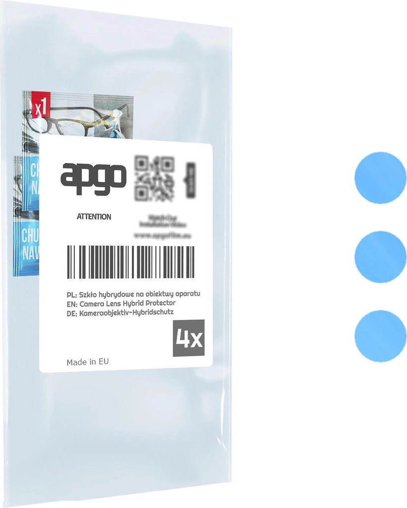 apgo 4 Stück Linsenschutz Kamera Schutzglas für Oppo Reno5 Pro+ 5G Kameraschutz, 9H Kameraobjektiv Camera Lens Protector