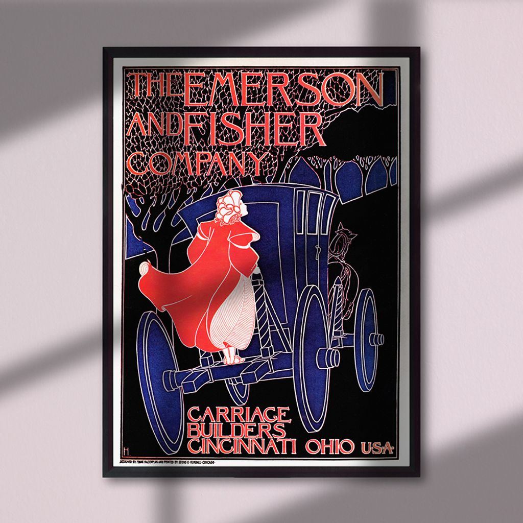 Bild Poster - Reisetransport auf der Straße - A1 (59,5 cm x 84 cm)