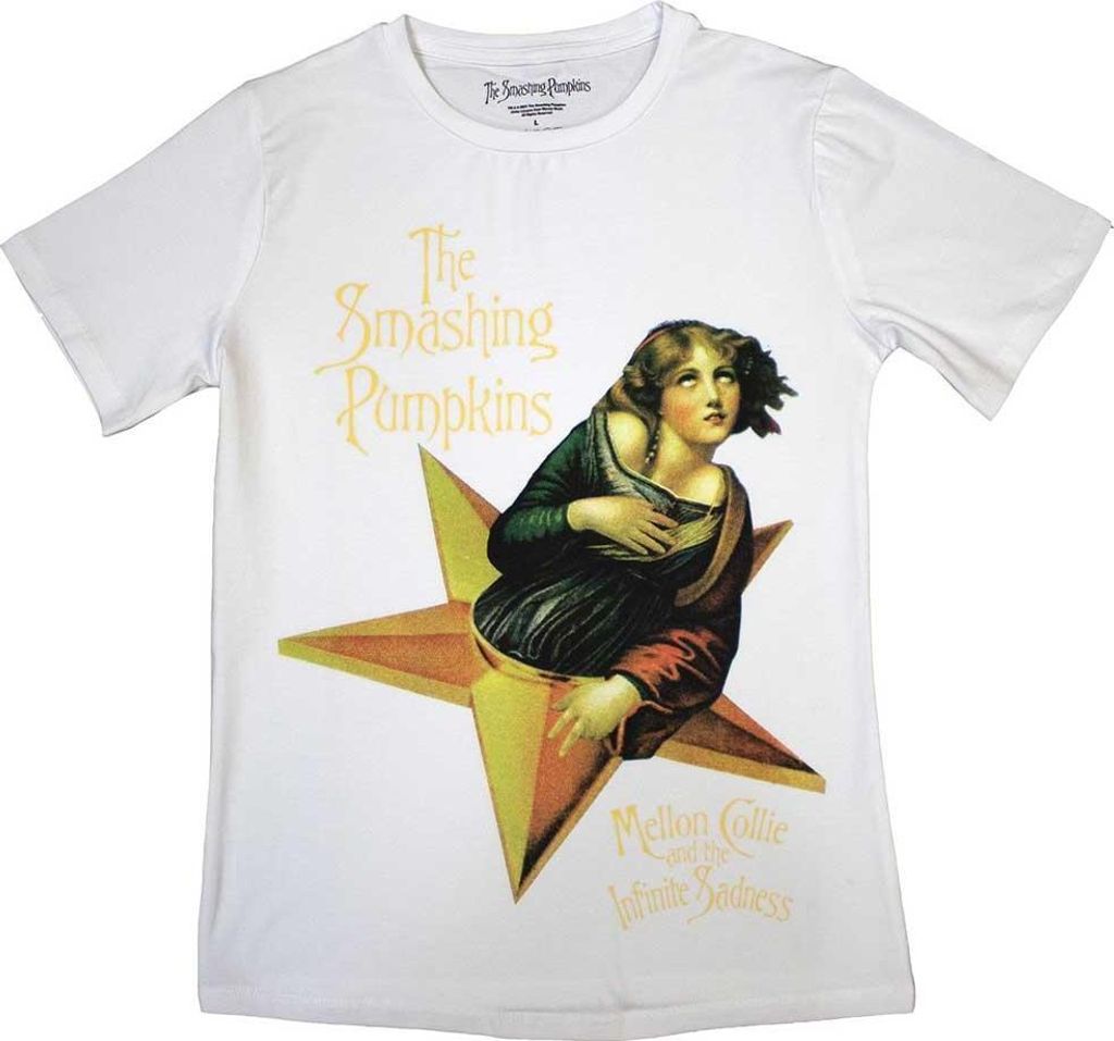 The Smashing Pumpkins - "Mellon Collie" T-Shirt für Damen RO10389 (XXL) (Weiß)