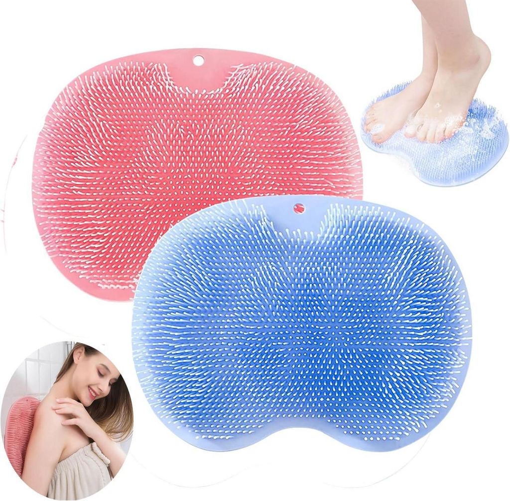 Doccia massaggiatore piedi Scrubber silicone massaggio pad Immagine del prodotto 
