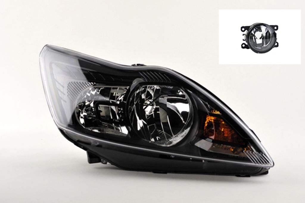 Johns, Scheinwerfer Halogen passend für Ford Focus 05 02/2008 -01/11 H7 H1 Re. + Nebel. 1679651 1568267 1734676 1744974 1754444 8M5113100CB 8M5113...