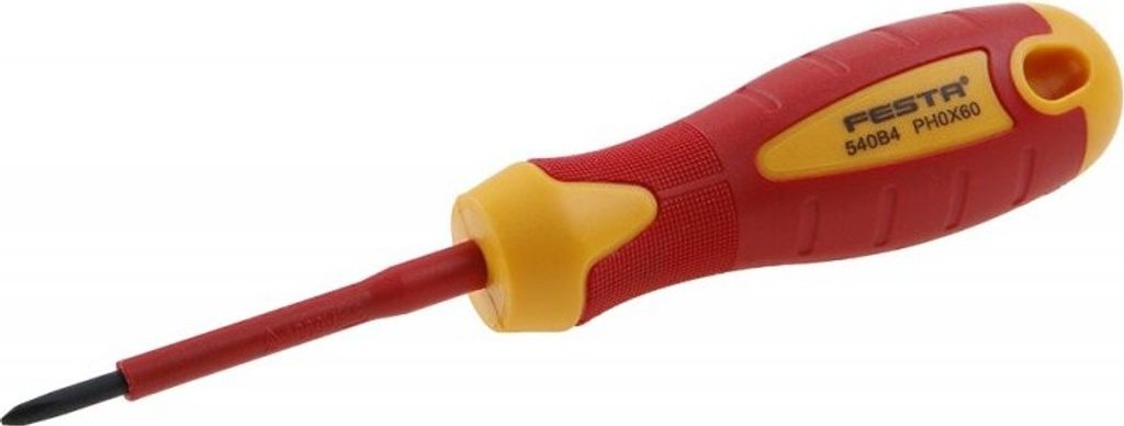 FESTA - Elektrik Schraubendreher PH0x60mm, VDE 1000V