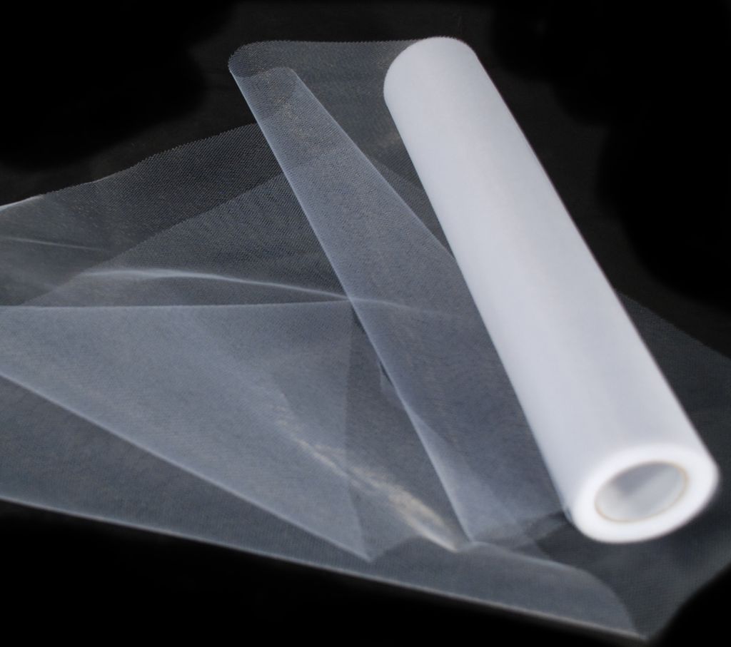 Tüll in weiß 35 cm x 20 m Tüllstoff - Tischläufer Dekoration