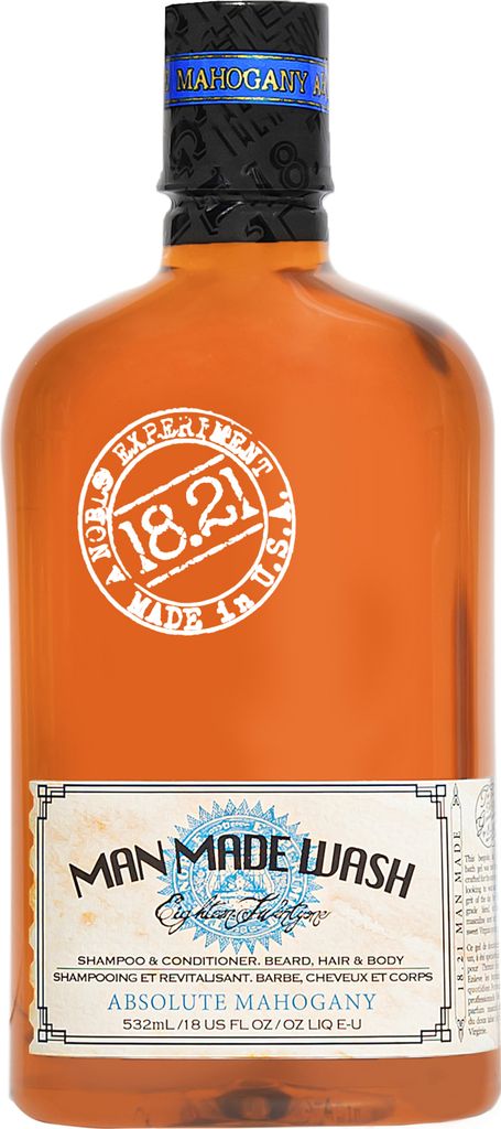 18.21 Man Made Gel lavante per uomo - Mogano assoluto, Immagine del prodotto 