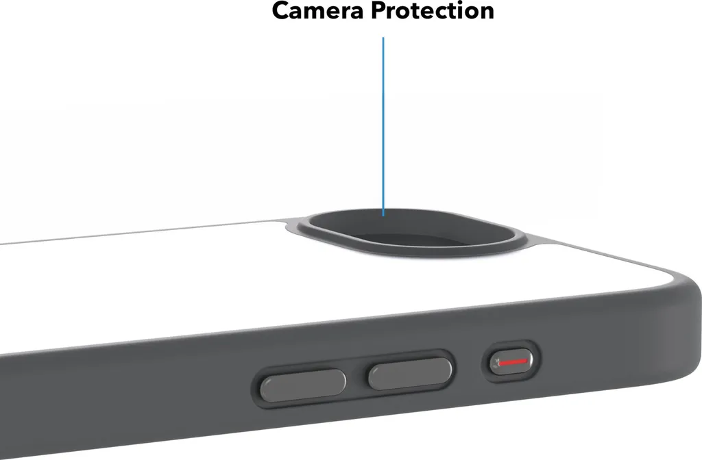Coque iPhone 16e mate noire AlzaGuard avec aimant MagSafe ultra rigide